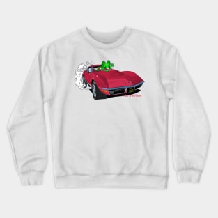 Red Sports Car Crewneck Sweatshirt